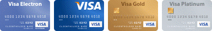виды VISA card