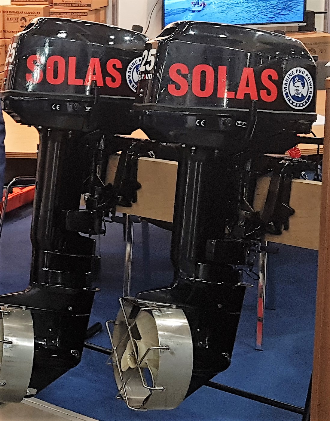 Двигатель подвесной дежурной шлюпки Marine PRO SOLAS T25BMS 